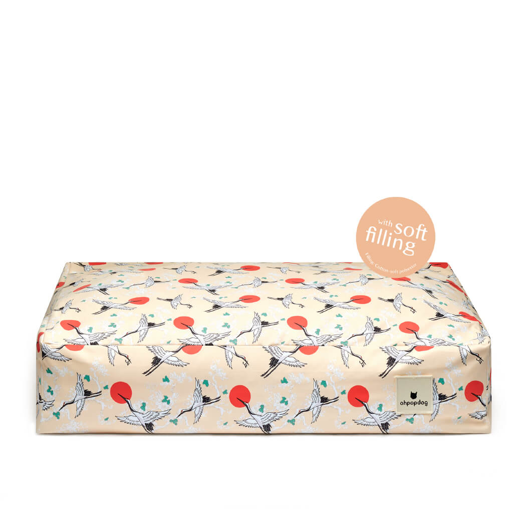 ohpopdog Nihon Collection Pillow Bed | Tsuru - Vanillapup Online Pet Store