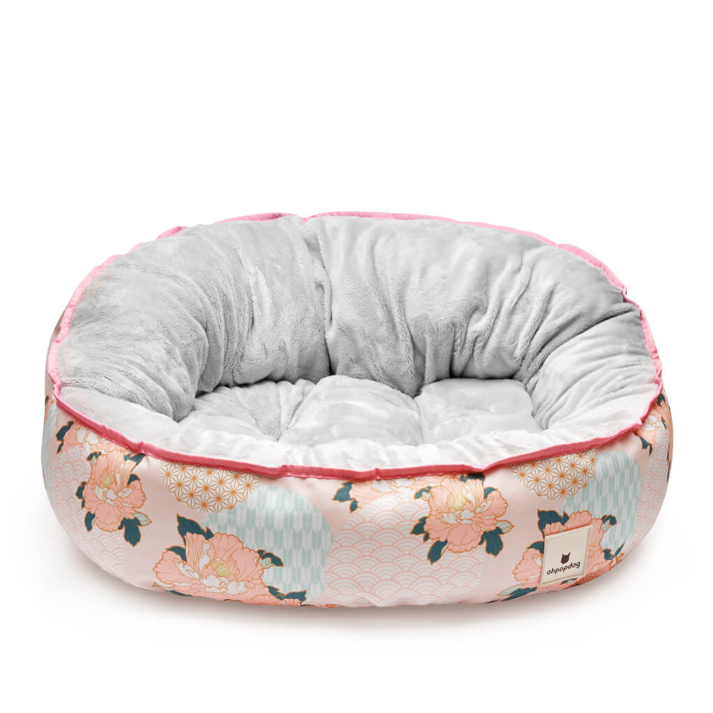 ohpopdog Nihon Collection Reversible Bed | Botan - Vanillapup Online Pet Store