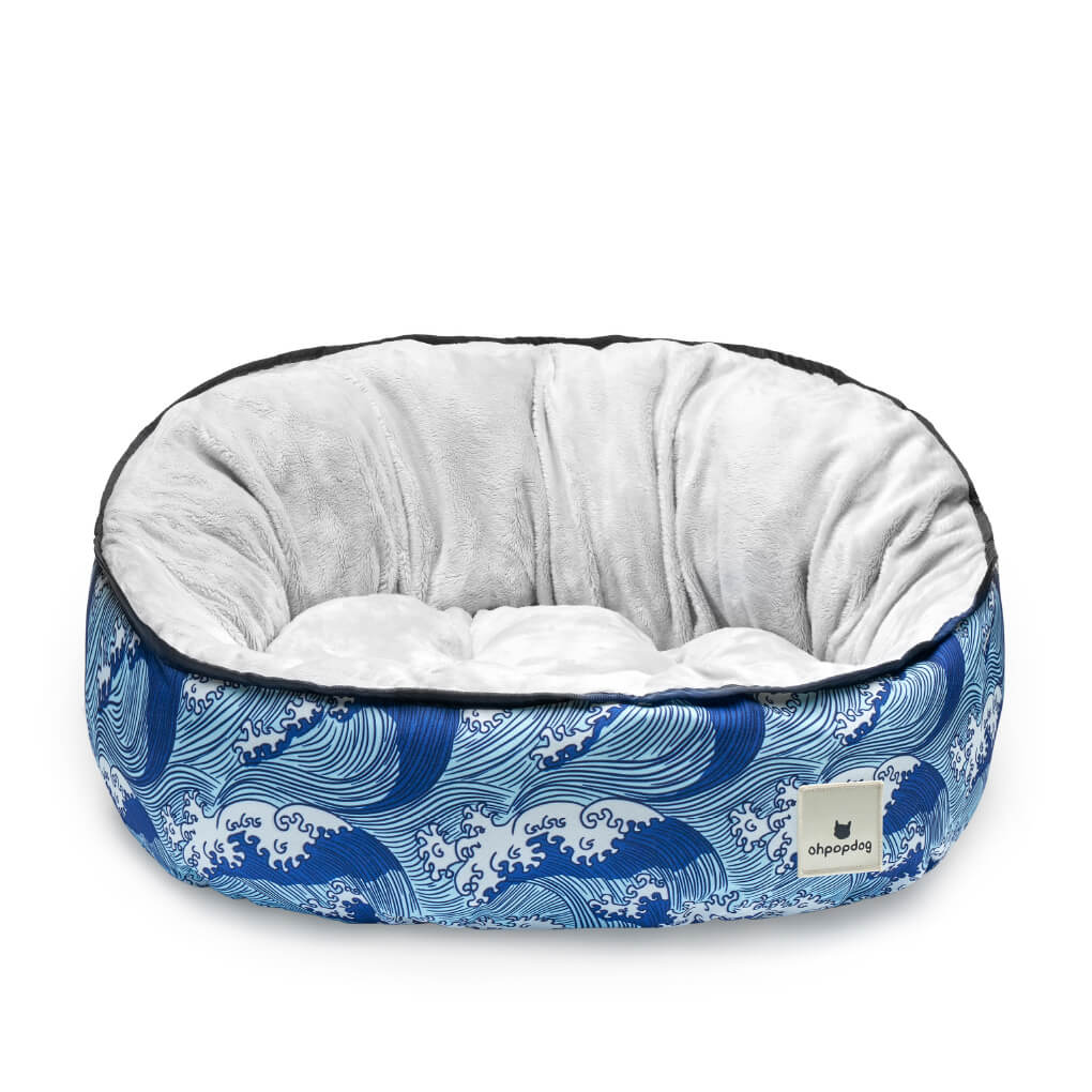 ohpopdog Nihon Collection Reversible Bed | Nami - Vanillapup Online Pet Store